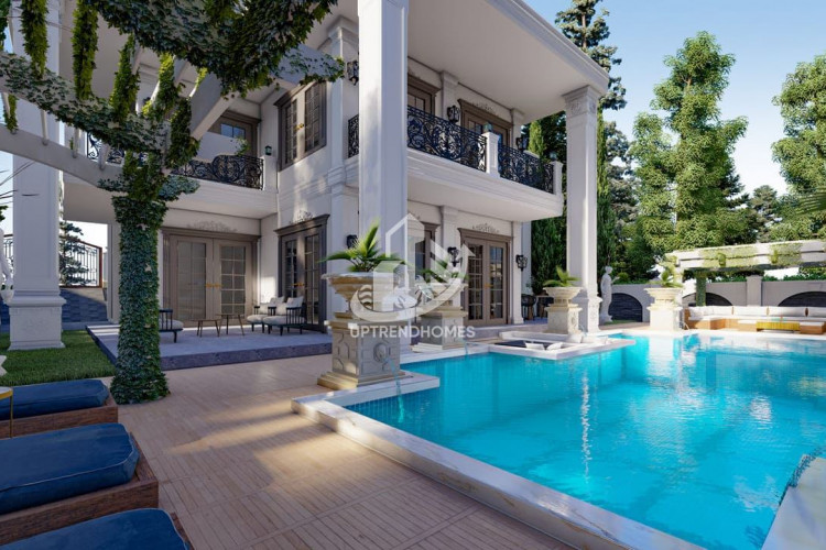 Вилла 5+1 в Каргыджаке, Алания, Турция | PTE-35656