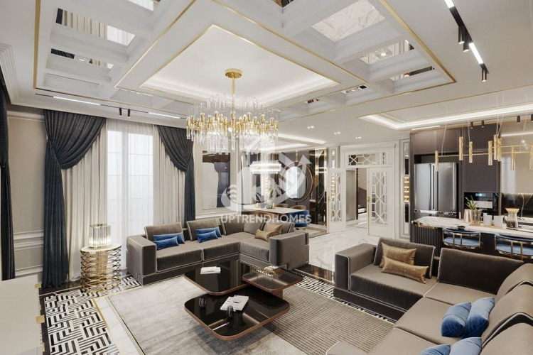 Вилла 5+1 в Каргыджаке, Алания, Турция | PTE-35656