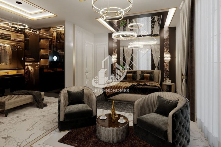 Вилла 5+1 в Каргыджаке, Алания, Турция | PTE-35656