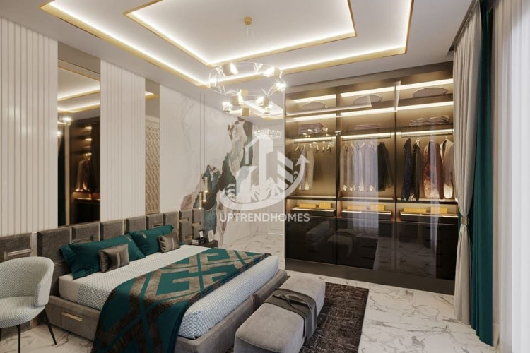 Вилла 5+1 в Каргыджаке, Алания, Турция | PTE-35656