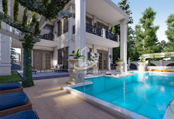 Вилла 5+1 в Каргыджаке, Алания, Турция | PTE-35656