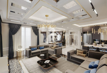 Вилла 5+1 в Каргыджаке, Алания, Турция | PTE-35656