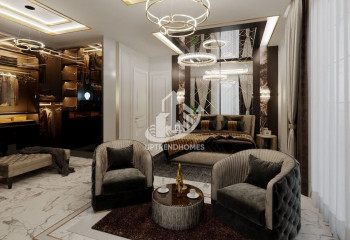 Вилла 5+1 в Каргыджаке, Алания, Турция | PTE-35656