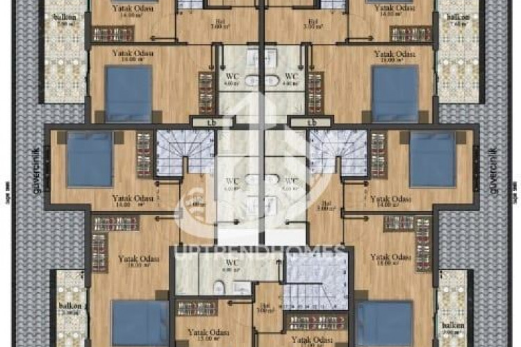 Пентхаус 1+1 в Кестеле, Турция | PBB-35633