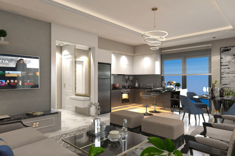 Квартира 1+1 в Демирташе, Алания, Турция | PTE-36194