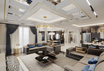 Вилла 5+1 в Алании, Турция | PTE-36719