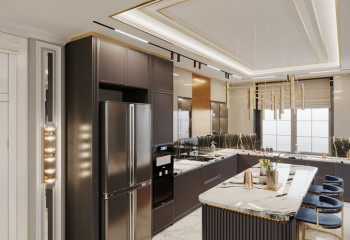 Вилла 5+1 в Каргыджаке, Алания, Турция | PTE-36898