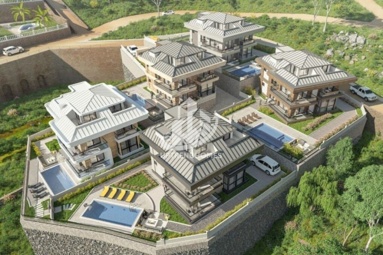 Вилла 5+1 в Демирташе, Алания, Турция | PKK-37781