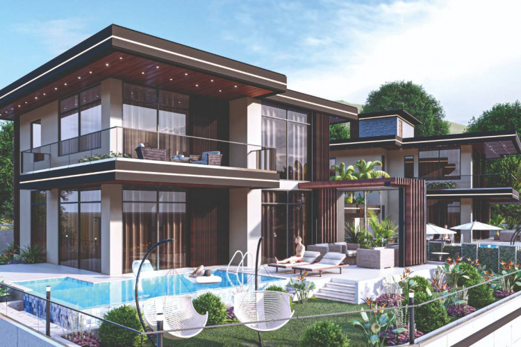 Вилла 5+1 в Алании, Турция | STE-37970