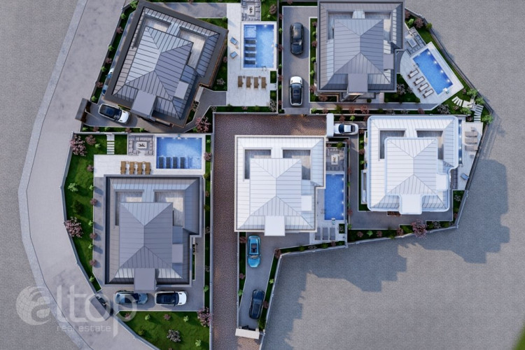 Вилла 5+1 в Алании, Турция | PTE-38237