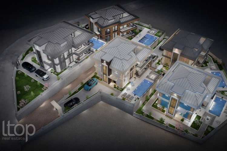 Вилла 5+1 в Алании, Турция | PTE-38237