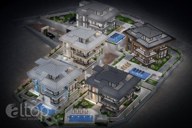 Вилла 5+1 в Алании, Турция | PTE-38237