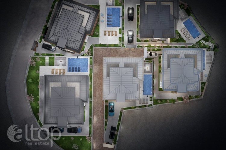 Вилла 5+1 в Алании, Турция | PTE-38237