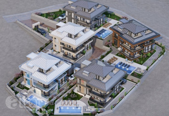 Вилла 5+1 в Алании, Турция | PTE-38237