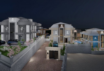 Вилла 5+1 в Алании, Турция | PTE-38237