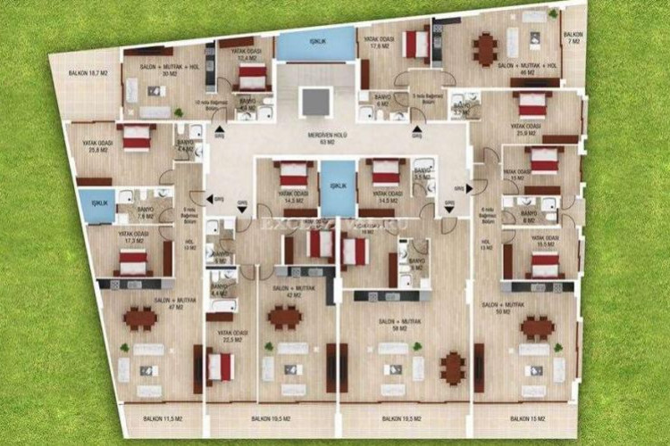 Пентхаус 4+1 в Мармарисе, Турция | PBB-38607