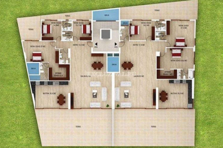 Пентхаус 4+1 в Мармарисе, Турция | PBB-38607