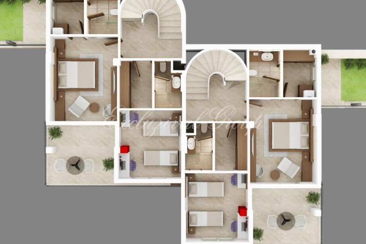 Вилла 4+1 в Бодруме, Турция | STE-38713