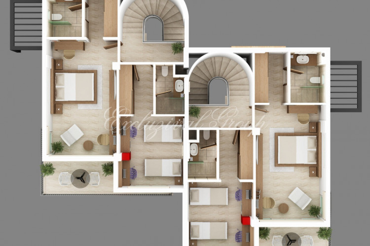 Вилла 4+1 в Бодруме, Турция | STE-38713