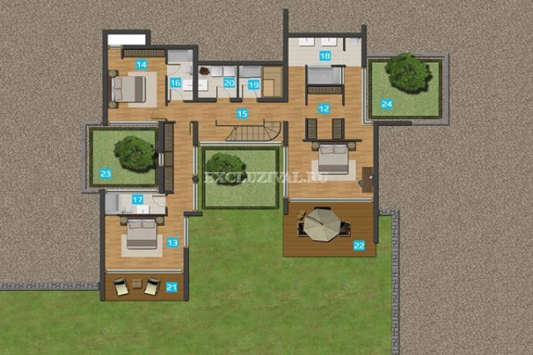 Вилла 5+1 в Бодруме, Турция | PTE-38715