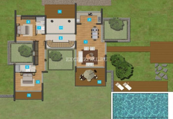 Вилла 5+1 в Бодруме, Турция | PTE-38715