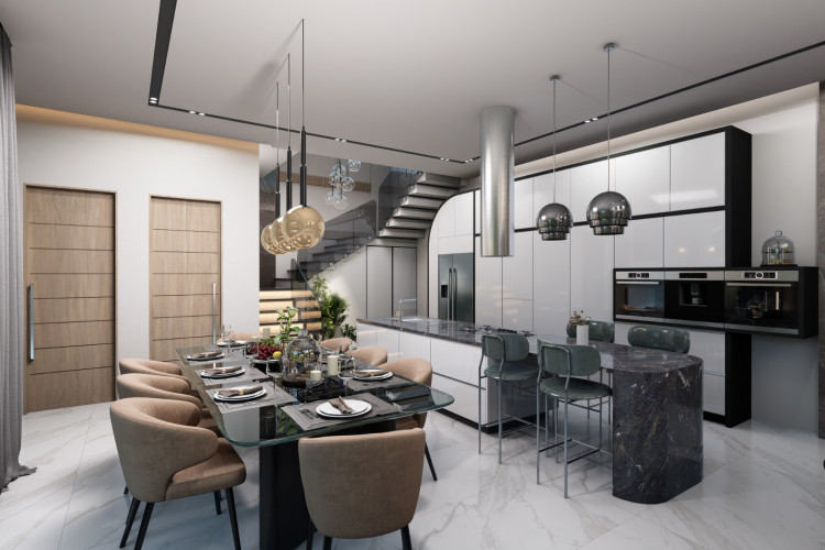 Вилла 5+1 в Динек, Алания, Турция | PTE-38878