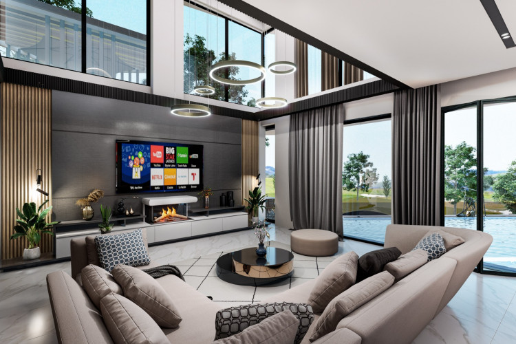 Вилла 5+1 в Динек, Алания, Турция | PTE-38878