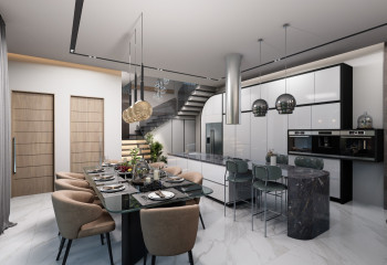 Вилла 5+1 в Динек, Алания, Турция | PTE-38878