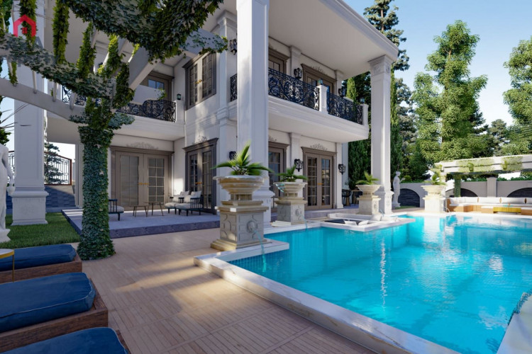 Вилла 5+1 в Каргыджаке, Алания, Турция | PTE-39167