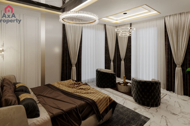 Вилла 5+1 в Каргыджаке, Алания, Турция | PTE-39167