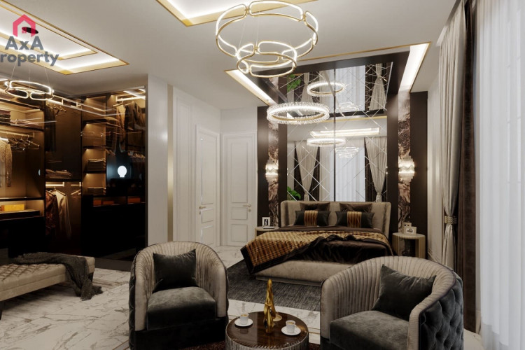 Вилла 5+1 в Каргыджаке, Алания, Турция | PTE-39167