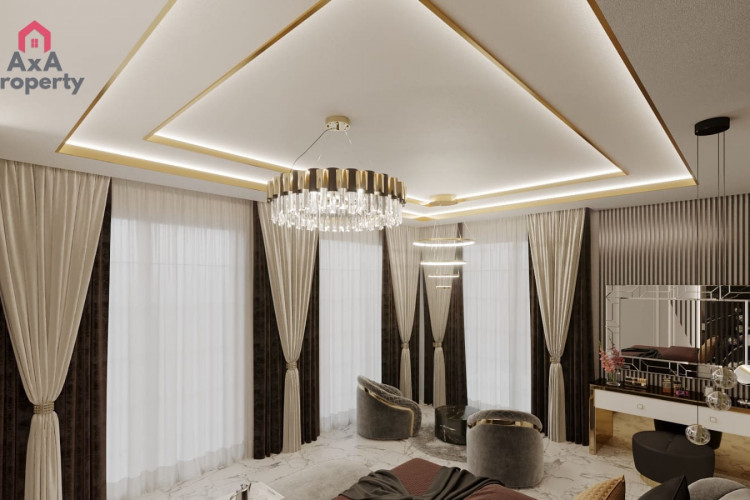 Вилла 5+1 в Каргыджаке, Алания, Турция | PTE-39167