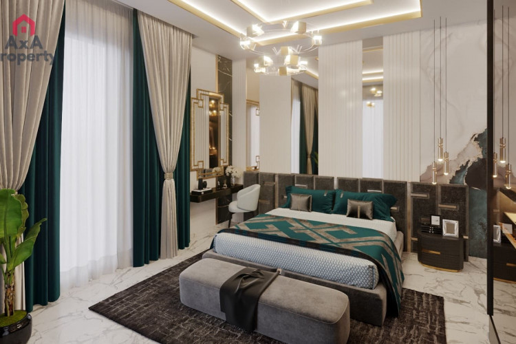 Вилла 5+1 в Каргыджаке, Алания, Турция | PTE-39167