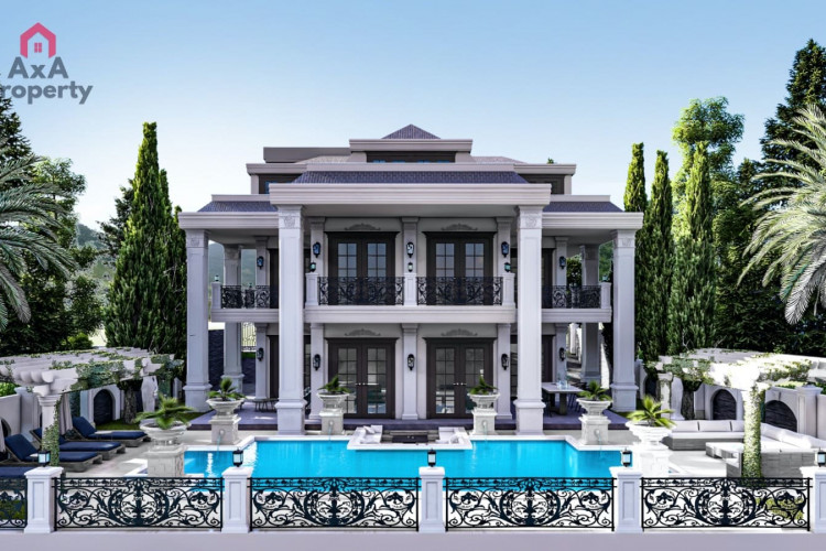 Вилла 5+1 в Каргыджаке, Алания, Турция | PTE-39167