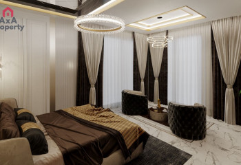 Вилла 5+1 в Каргыджаке, Алания, Турция | PTE-39167