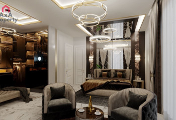 Вилла 5+1 в Каргыджаке, Алания, Турция | PTE-39167