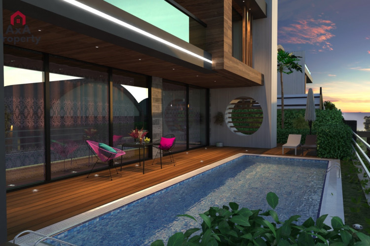 Вилла 4+1 в Каргыджаке, Алания, Турция | PKK-39471