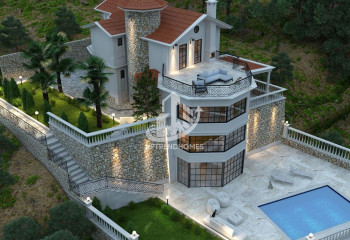 Вилла 3+1 в Каргыджаке, Алания, Турция | PTE-40187