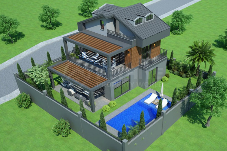 Вилла 3+1 в Олюдениз, Фетхие, Турция | PBB-40703