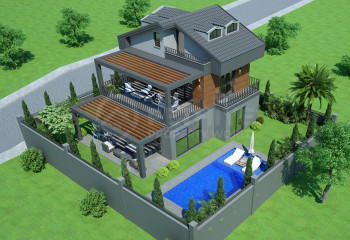 Вилла 3+1 в Олюдениз, Фетхие, Турция | PBB-40703