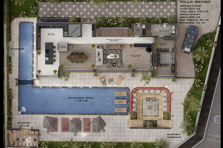 Вилла 5+1 в Тепе, Алания, Турция | PKK-42305