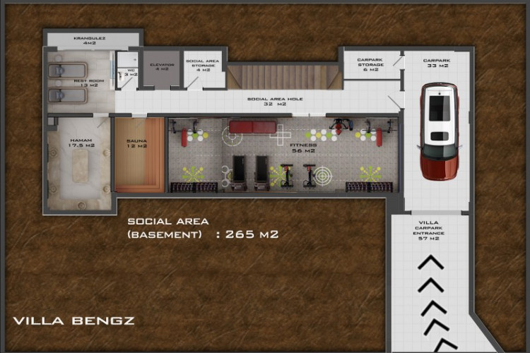 Вилла 5+1 в Тепе, Алания, Турция | PKK-42305