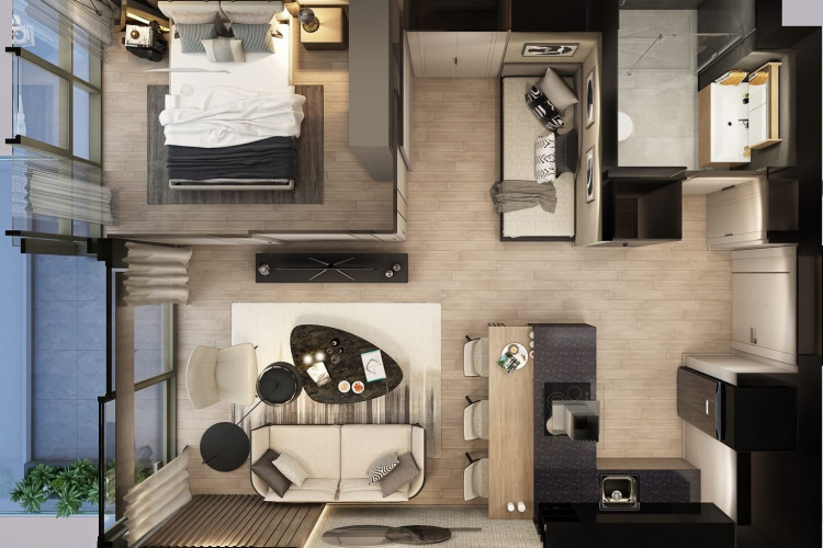 Квартира 1+1 в Стамбуле, Турция | STE-42573