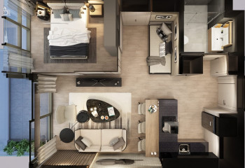 Квартира 1+1 в Стамбуле, Турция | STE-42573