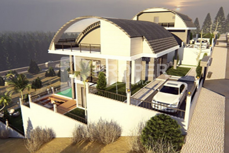 Вилла 5+1 в Бекташе, Алания, Турция | PTE-43558