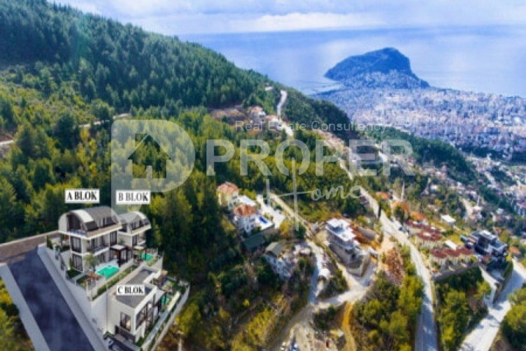 Вилла 5+1 в Бекташе, Алания, Турция | PTE-43558