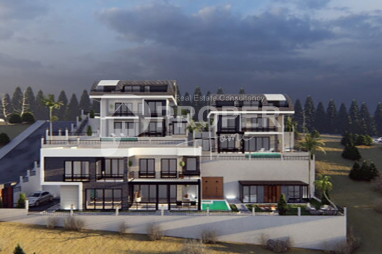 Вилла 5+1 в Бекташе, Алания, Турция | PTE-43558