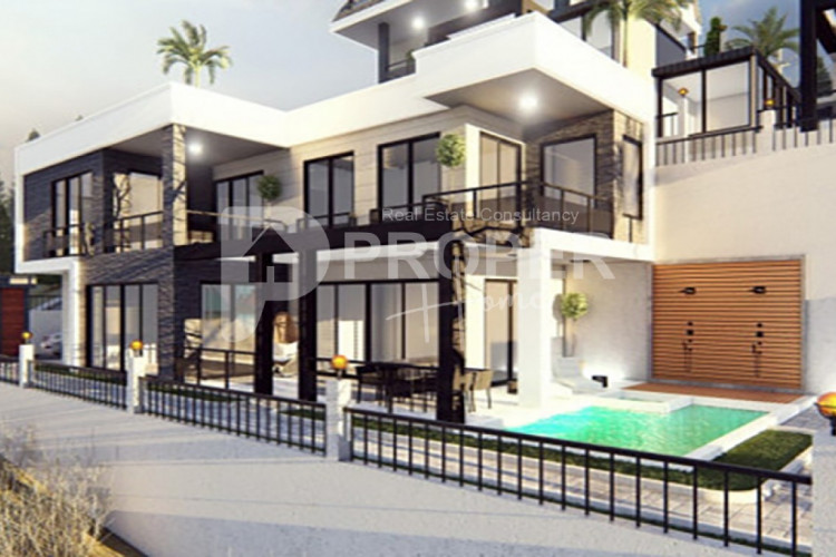 Вилла 5+1 в Бекташе, Алания, Турция | PTE-43558