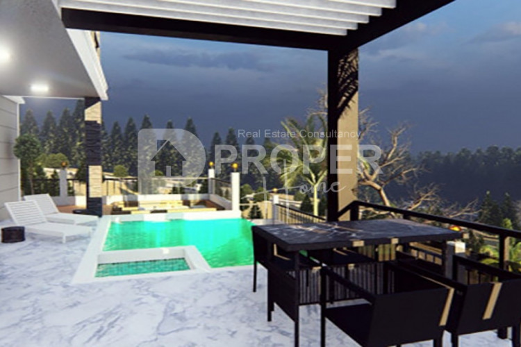 Вилла 5+1 в Бекташе, Алания, Турция | PTE-43558