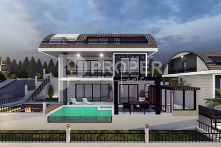 Вилла 5+1 в Бекташе, Алания, Турция | PTE-43558